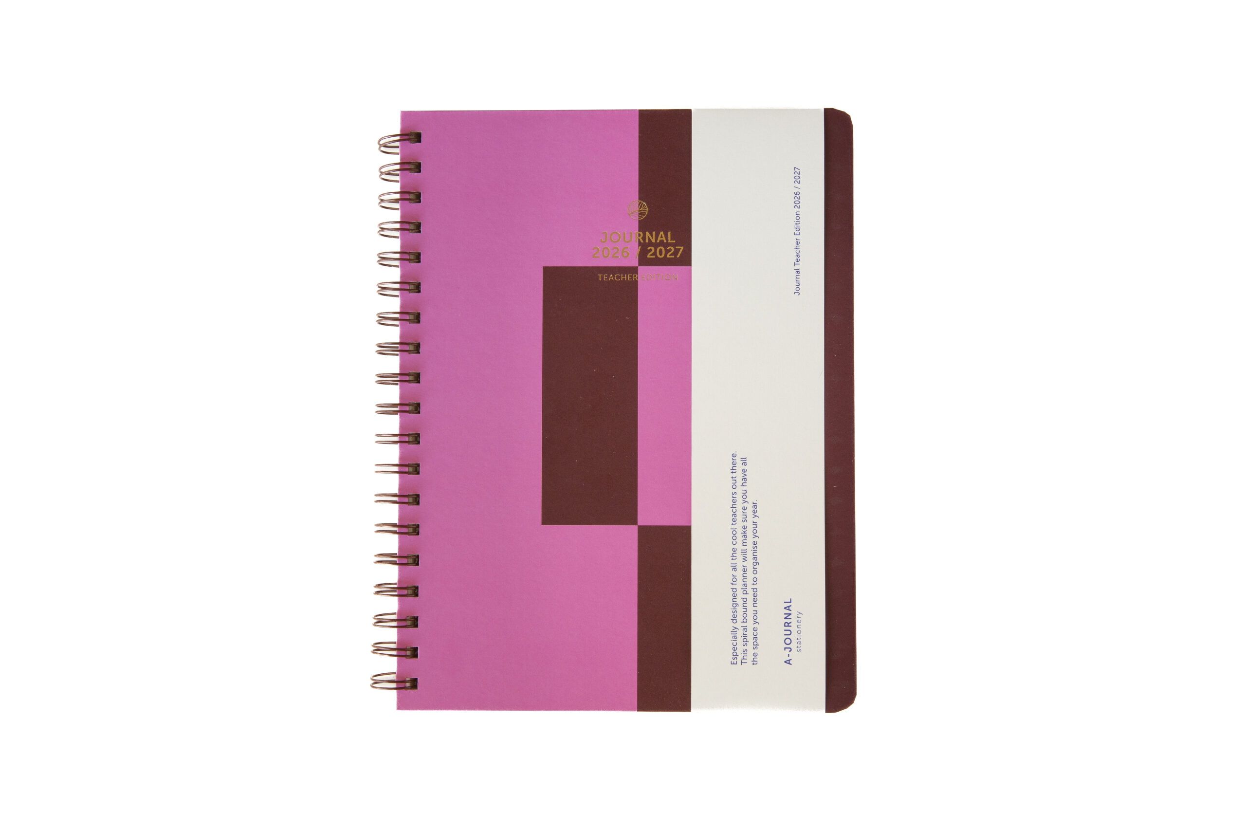 a-journal-teacher-diary-2026-2027-pink-lehrerkalender image 1
