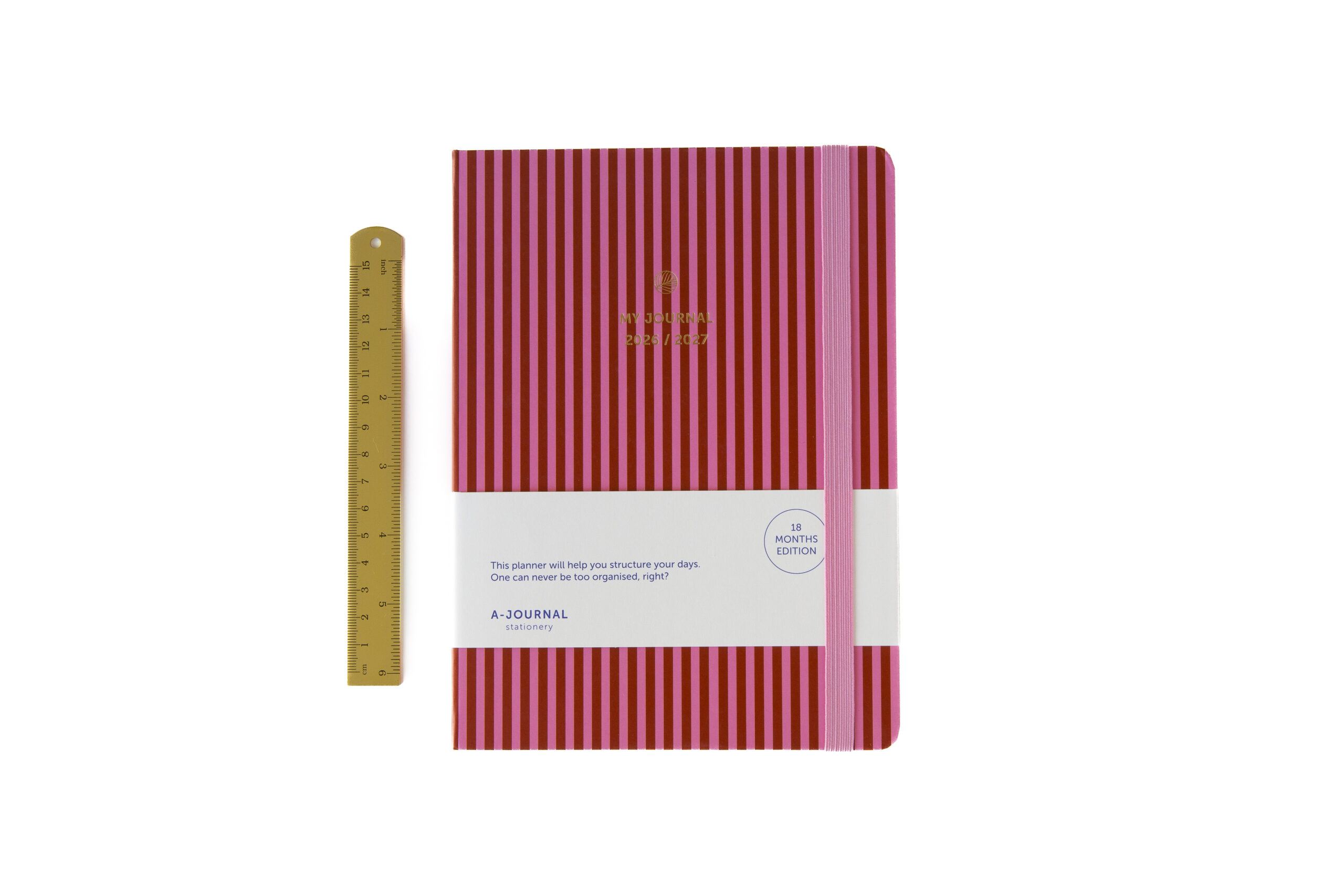 a-journal-my-journal-18-monate-kalender-2026-2027-rosa-streifen image 5