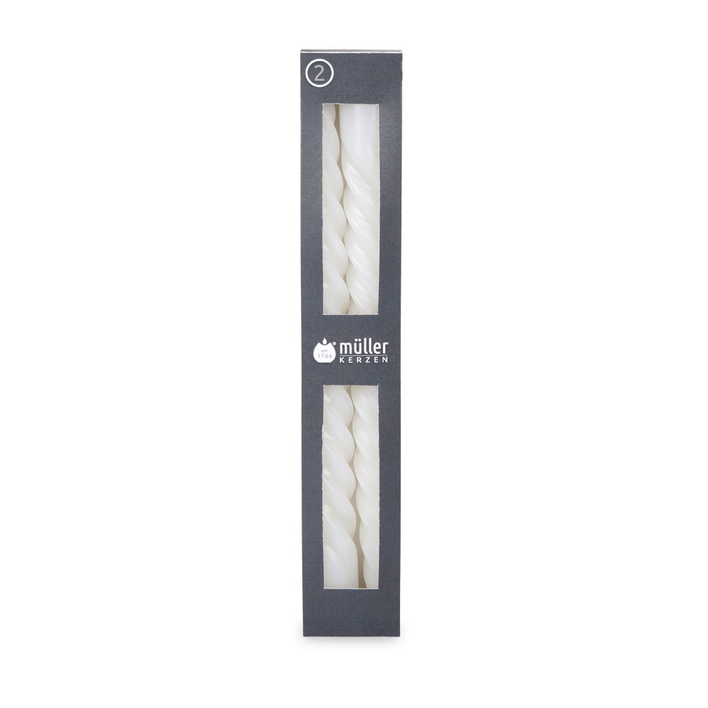 m-ller-kerzen-renaissance-spitzkerze-250-23-mm-tafelkerze-2er-set image 2