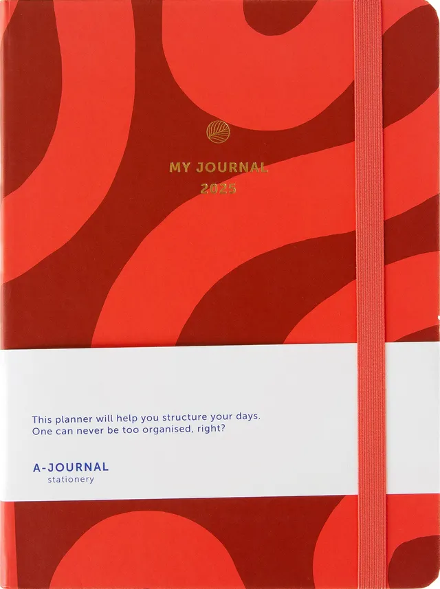 a-journal-my-journal-diary-2025-flow-coral-kalender-koralle image 1
