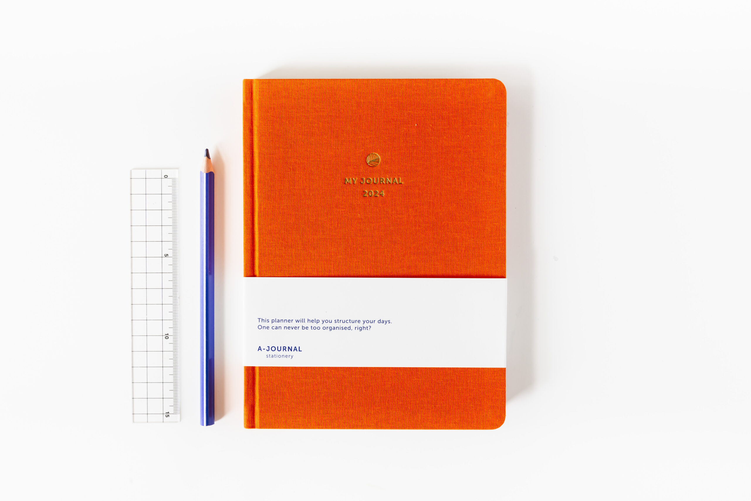 a-journal-my-journal-agenda-2024-orage-terminkalender-leinen image 4
