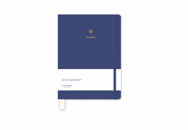 a-journal-notebook-notizbuch-dunkelblau image 1
