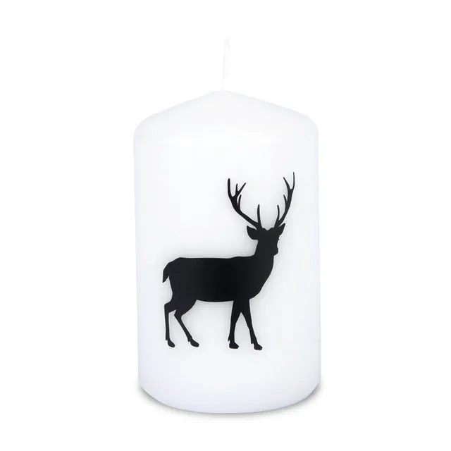 m-ller-kerzen-weihnachten-stumpenkerze-reindeer-100-68-mm-weihnachtsmotiv image 1