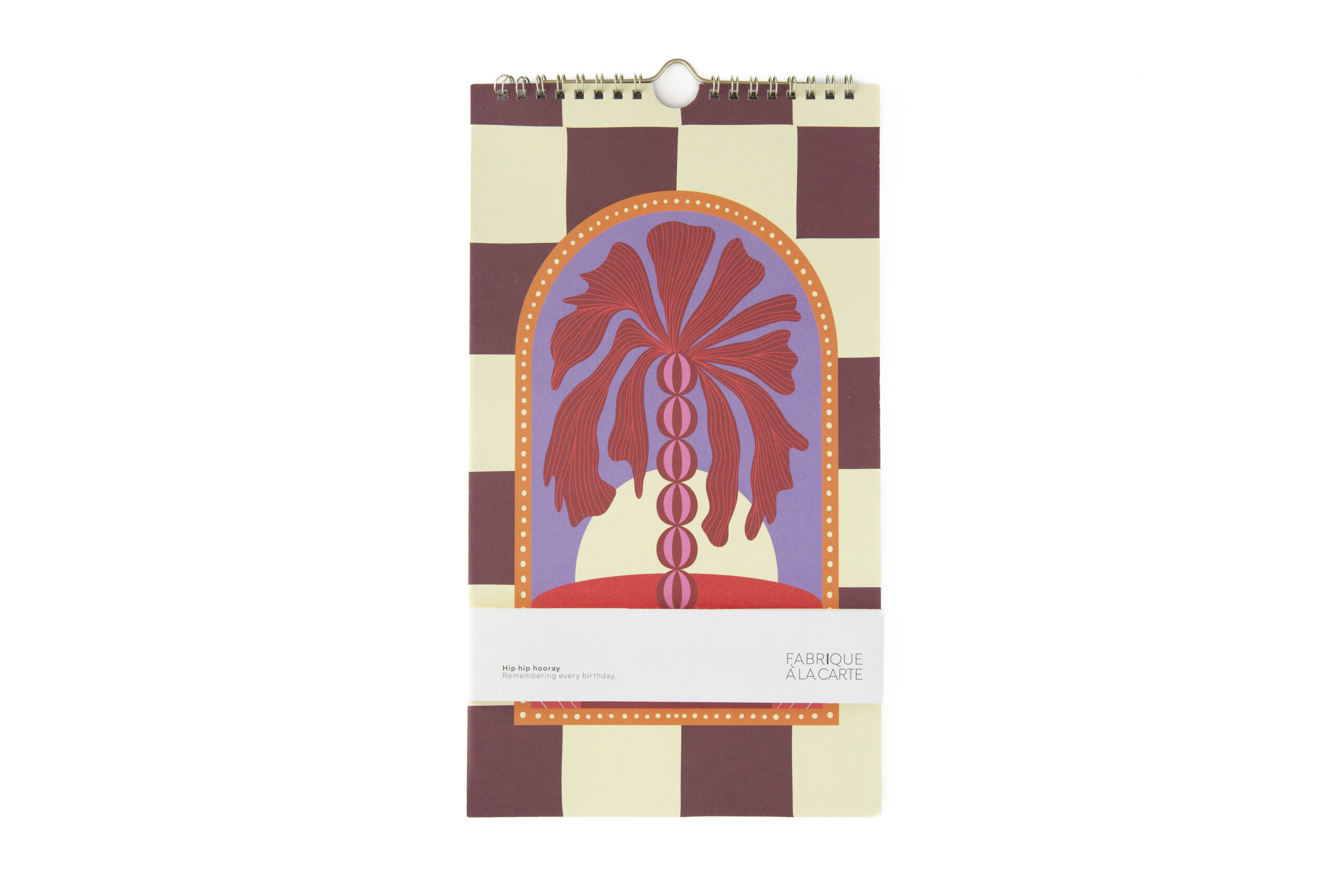 a-journal-birthday-calendar-palmtree-checkered-geburtstagskalender-kariert image 1