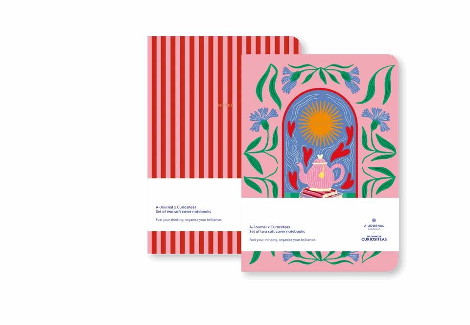 a-journal-x-curiositeas-notizbuch-2er-set image 1