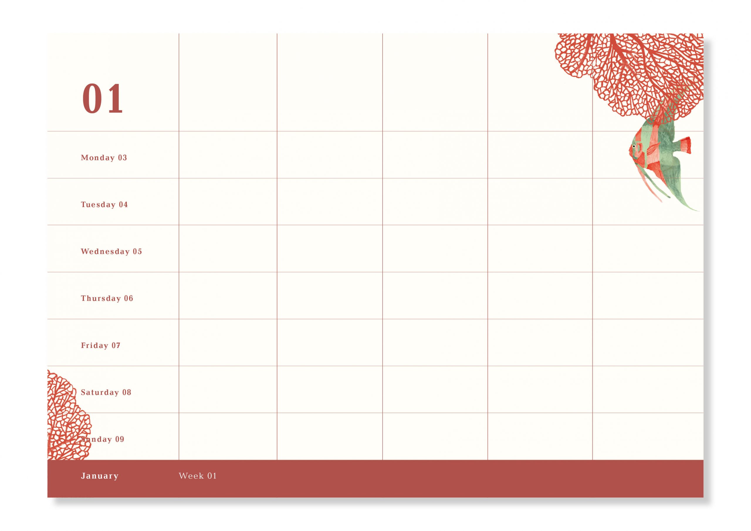 a-journal-ink-familienplaner-2022-aqua-familienkalender image 2