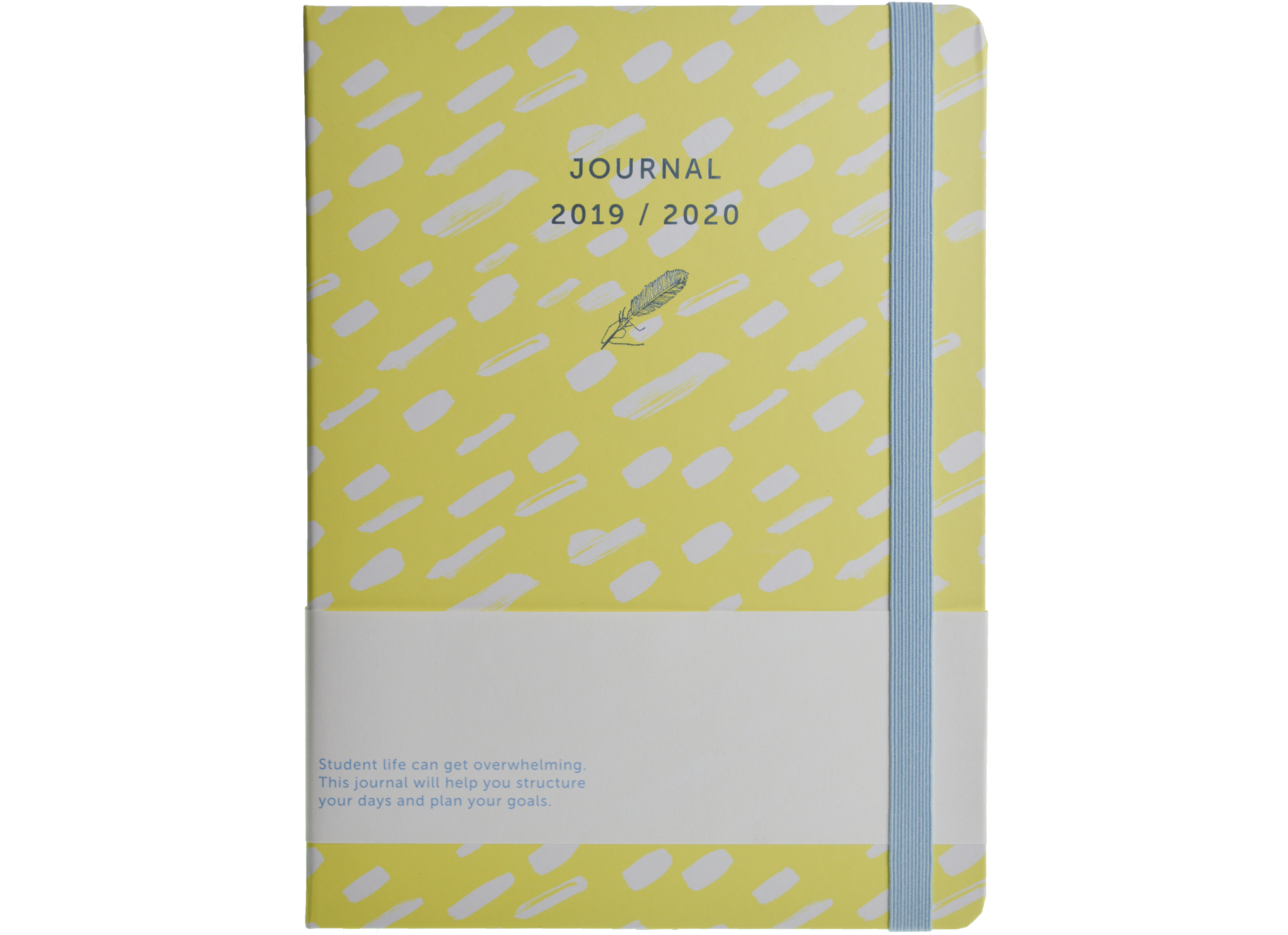 a-journal-school-diary-schulkalender-brush-yellow image 1