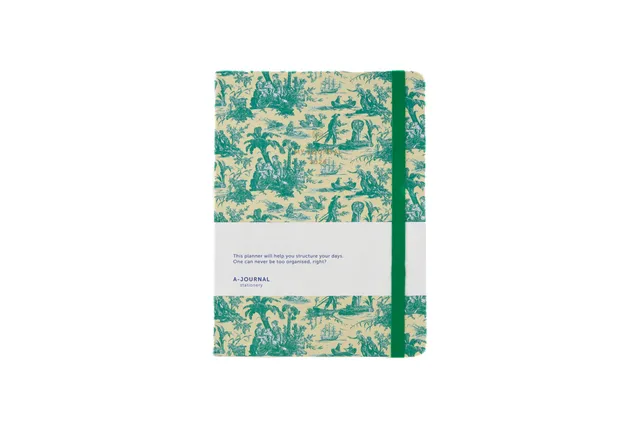 a-journal-my-journal-2026-tagebuch-toile-de-jouy-gr-n image 1