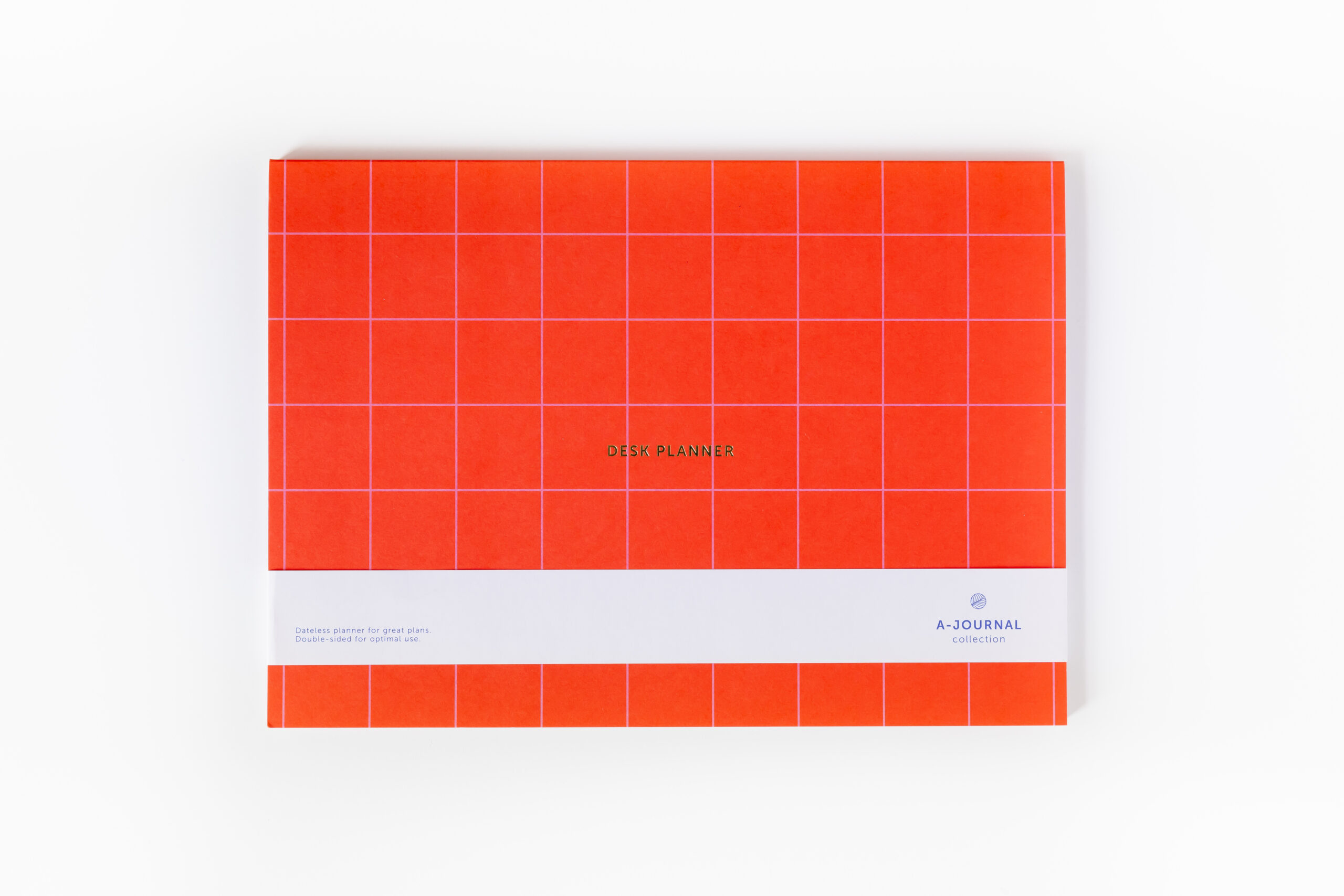 a-journal-deskplanner-tischkalender-rot-wochenplaner image 4