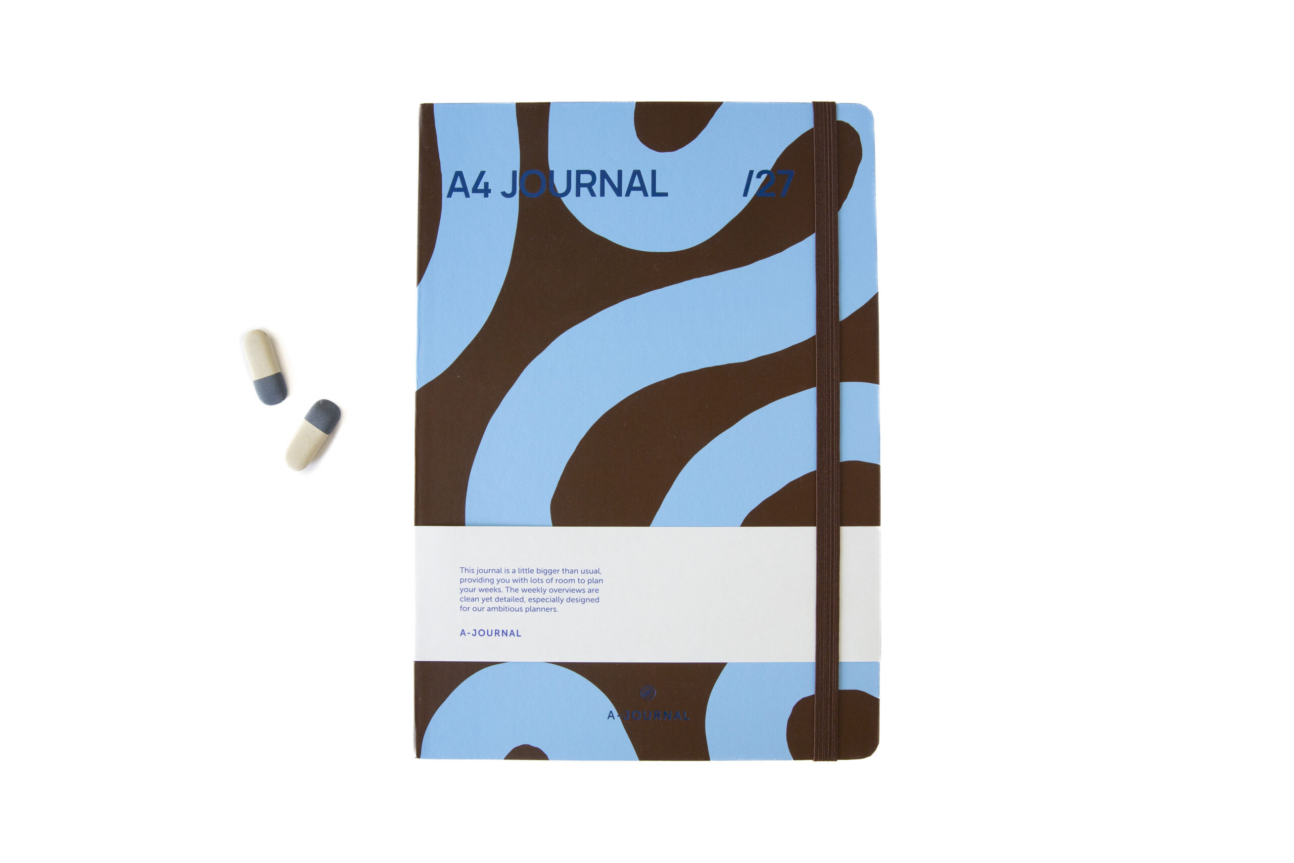 a-journal-my-journal-diary-2027-a4-tagebuch-flow-blue image 4