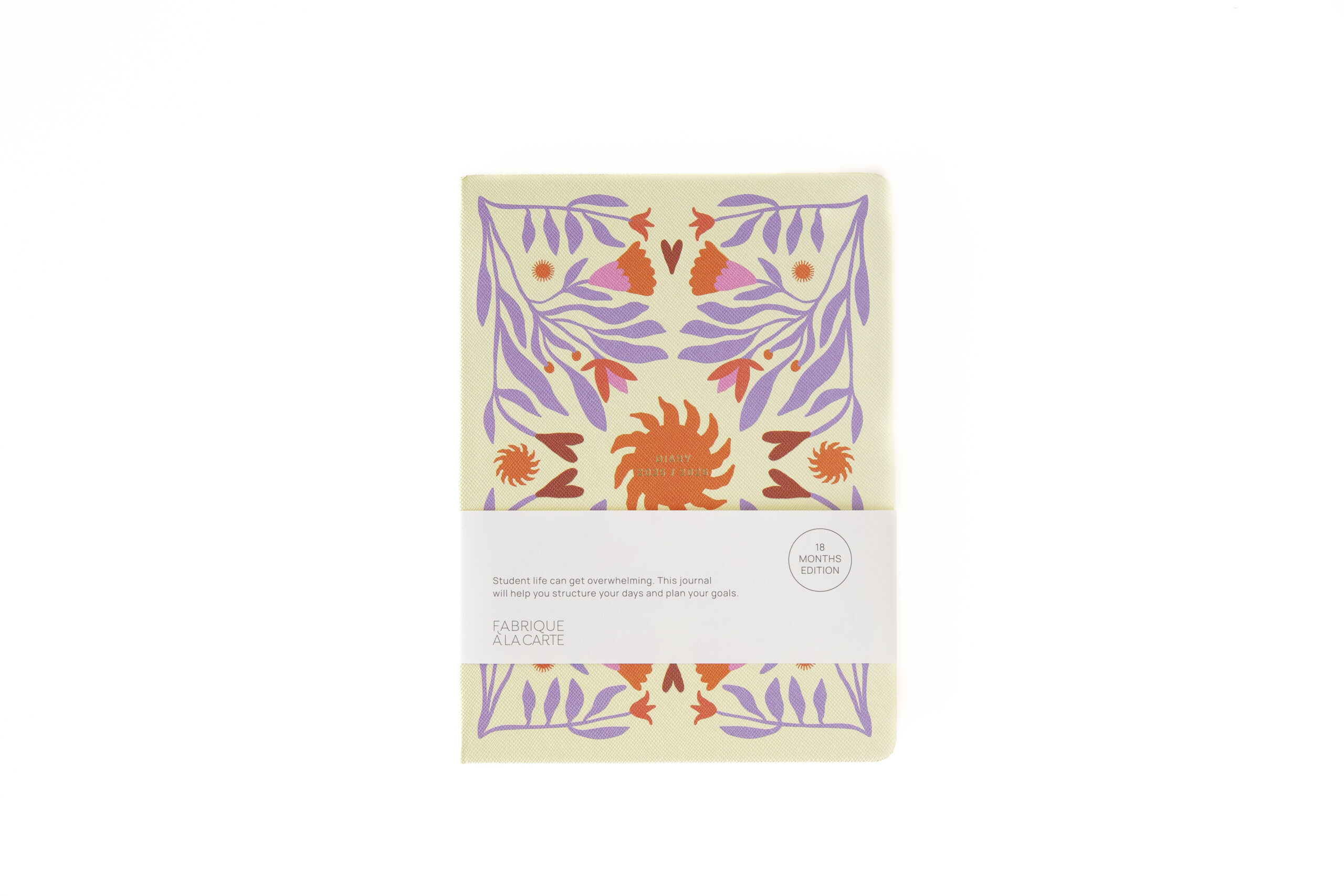 a-journal-fabrique-school-diary-2025-2026-schulplaner-beige image 1