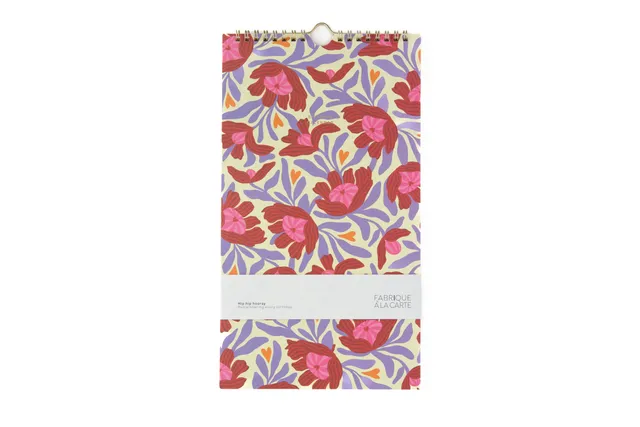 a-journal-birthday-calendar-flowers-beige-geburtstagskalender image 1
