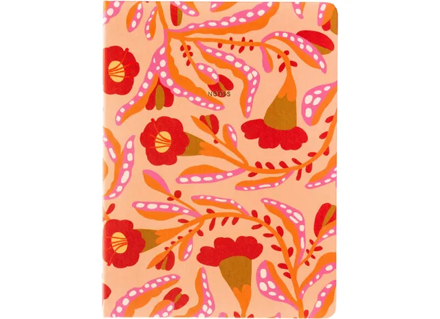 a-journal-fabrique-happy-flowers-notizbuch-blumen image 1