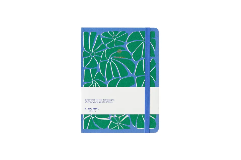 a-journal-notizbuch-arty-blue-green image 1