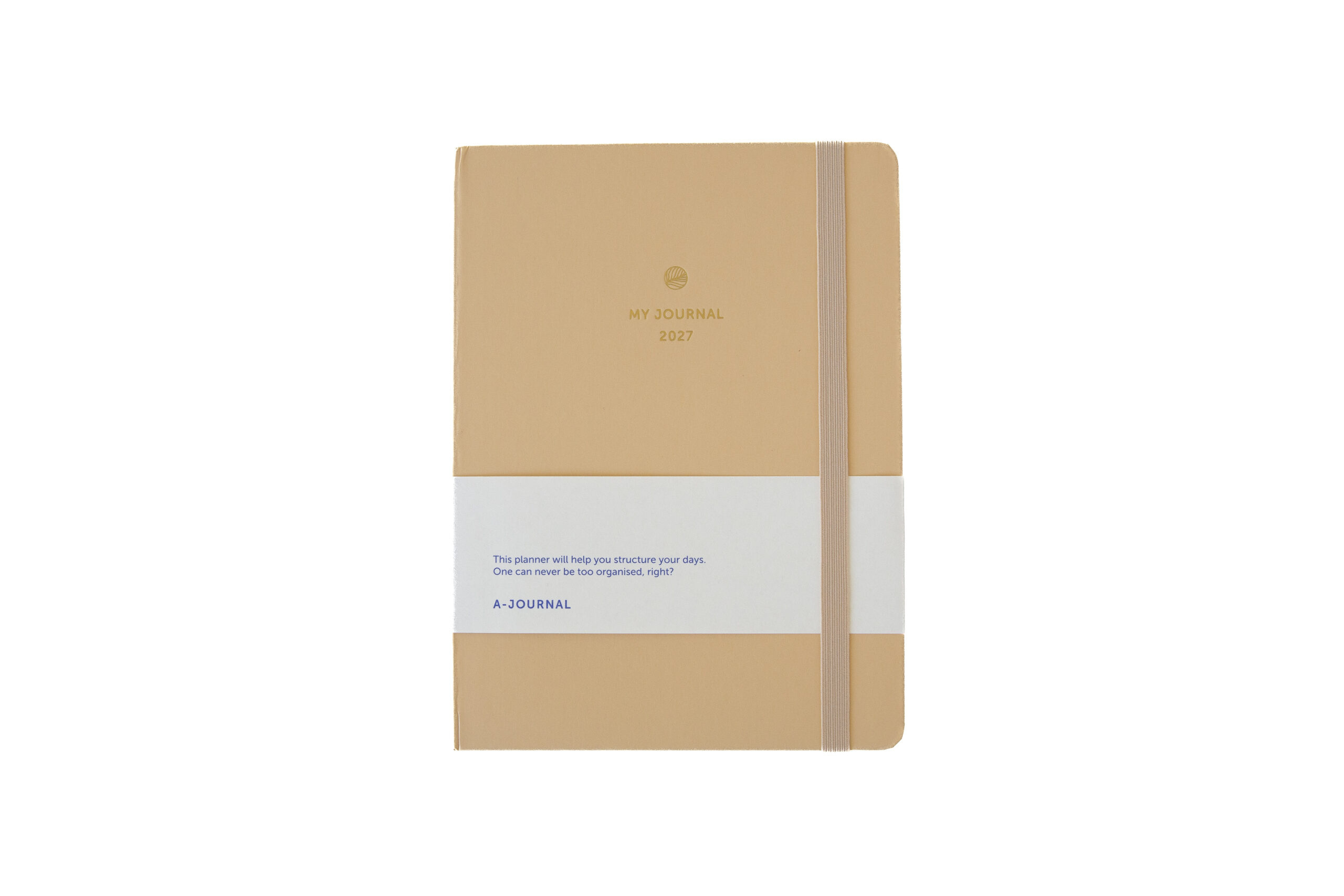 a-journal-my-journal-diary-2027-beige-tagebuch image 1