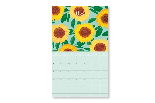 a-journal-ink-kalender-2024-flower-blumen image 1
