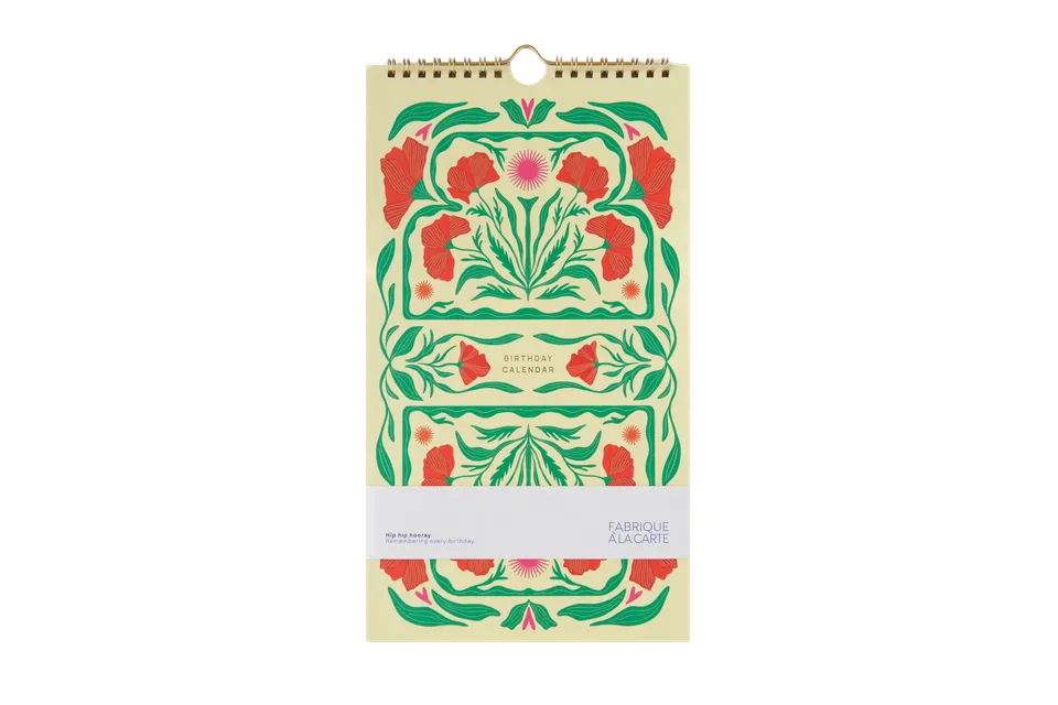 a-journal-fabrique-geburtstagskalender-poppy-ewiger-kalender image 1