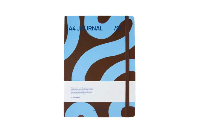 a-journal-my-journal-diary-2027-a4-tagebuch-flow-blue image 1
