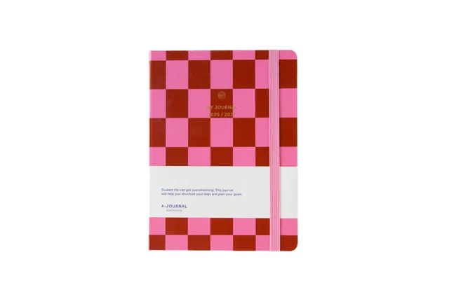 a-journal-my-journal-school-diary-2026-2027-kariert-pink image 1