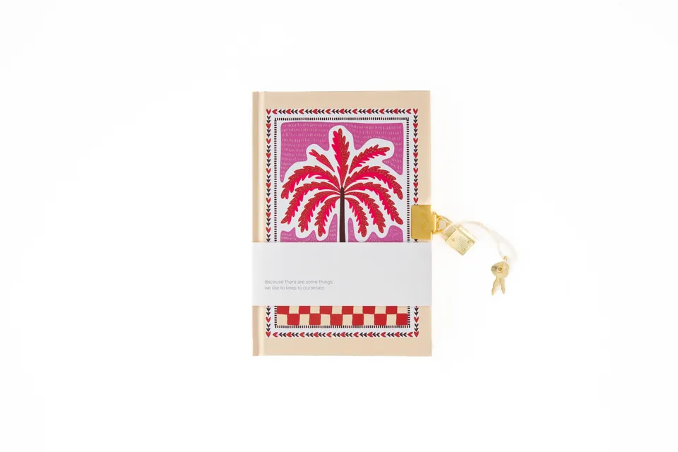 a-journal-personal-journal-palmtree-tagebuch-palme image 1