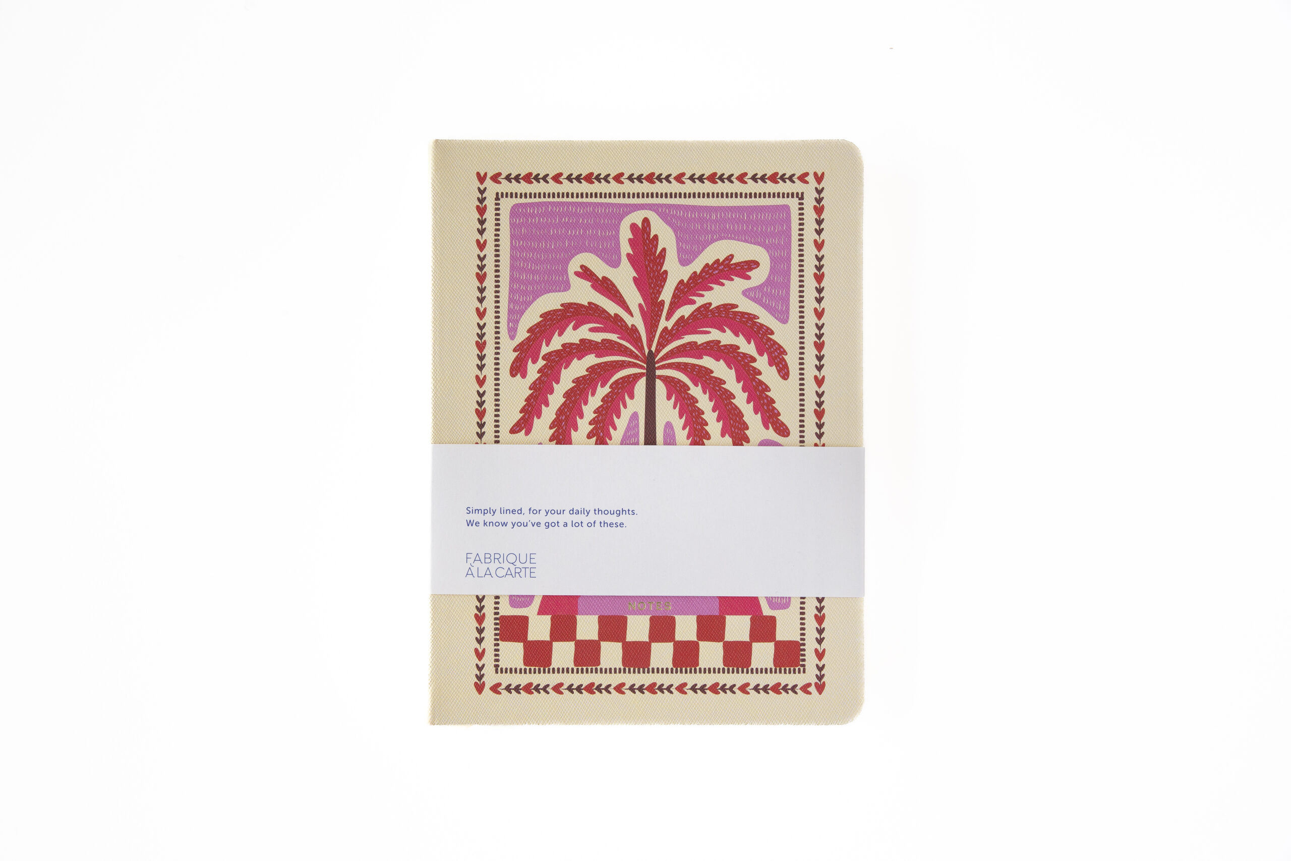 a-journal-fabrique-notebook-notizbuch-palmtree-pink image 1
