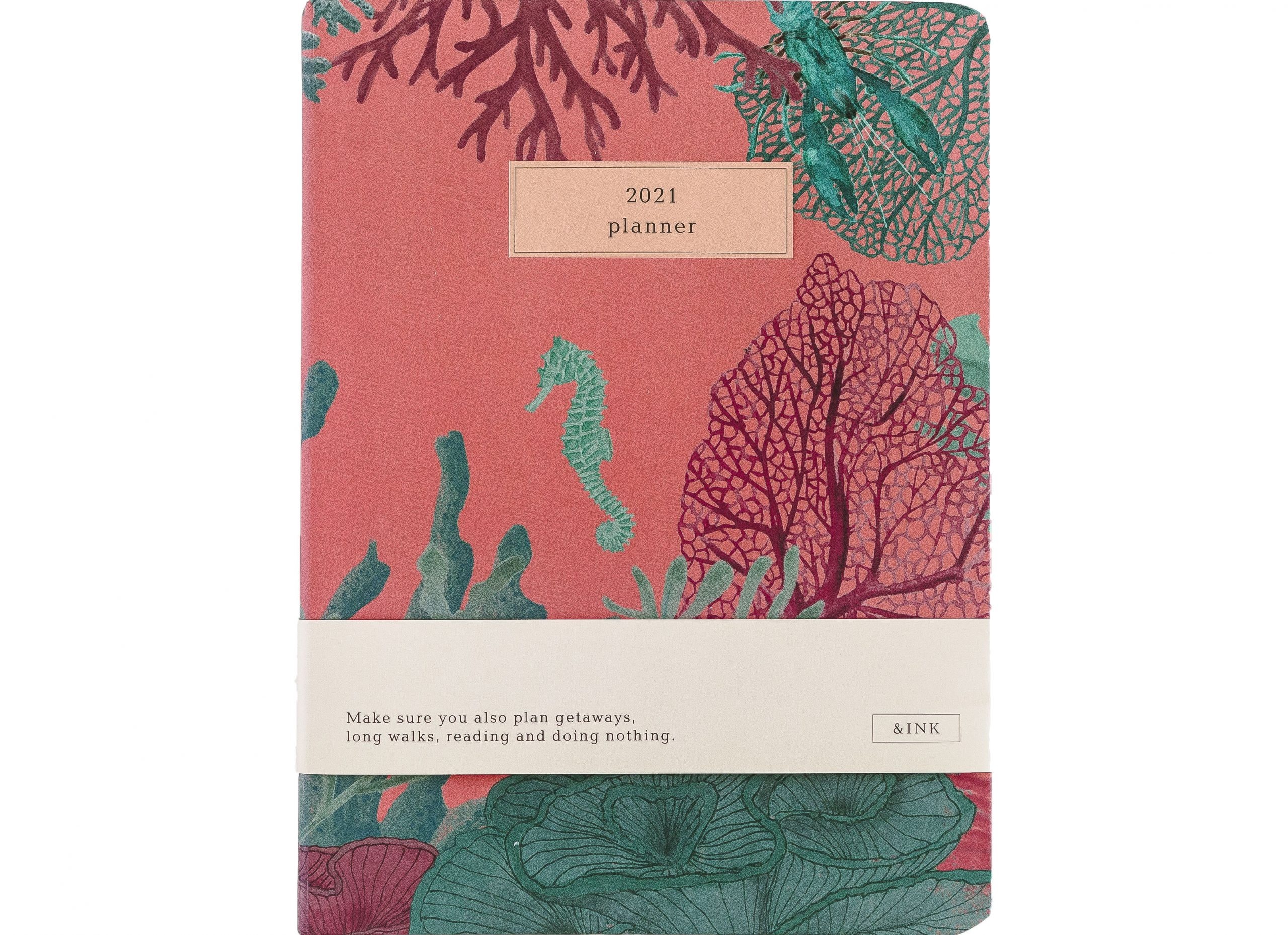 a-journal-ink-diary-2021-kalender-aqua image 1