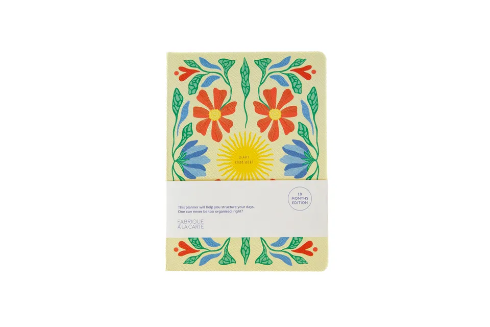 a-journal-fabrique-18-months-diary-2026-2027-sun-yellow image 1