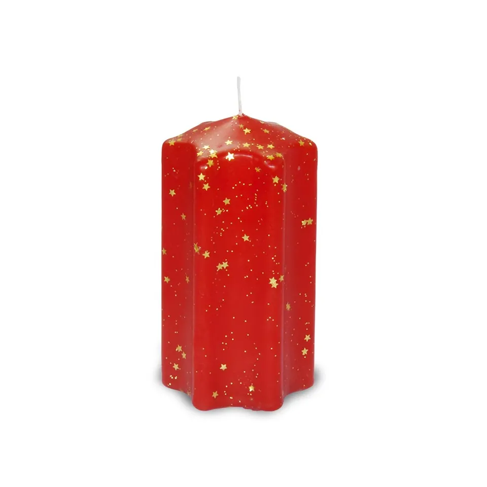 m-ller-kerzen-weihnachten-sternkerze-sparkle-110-58-mm-rot-kerze image 1