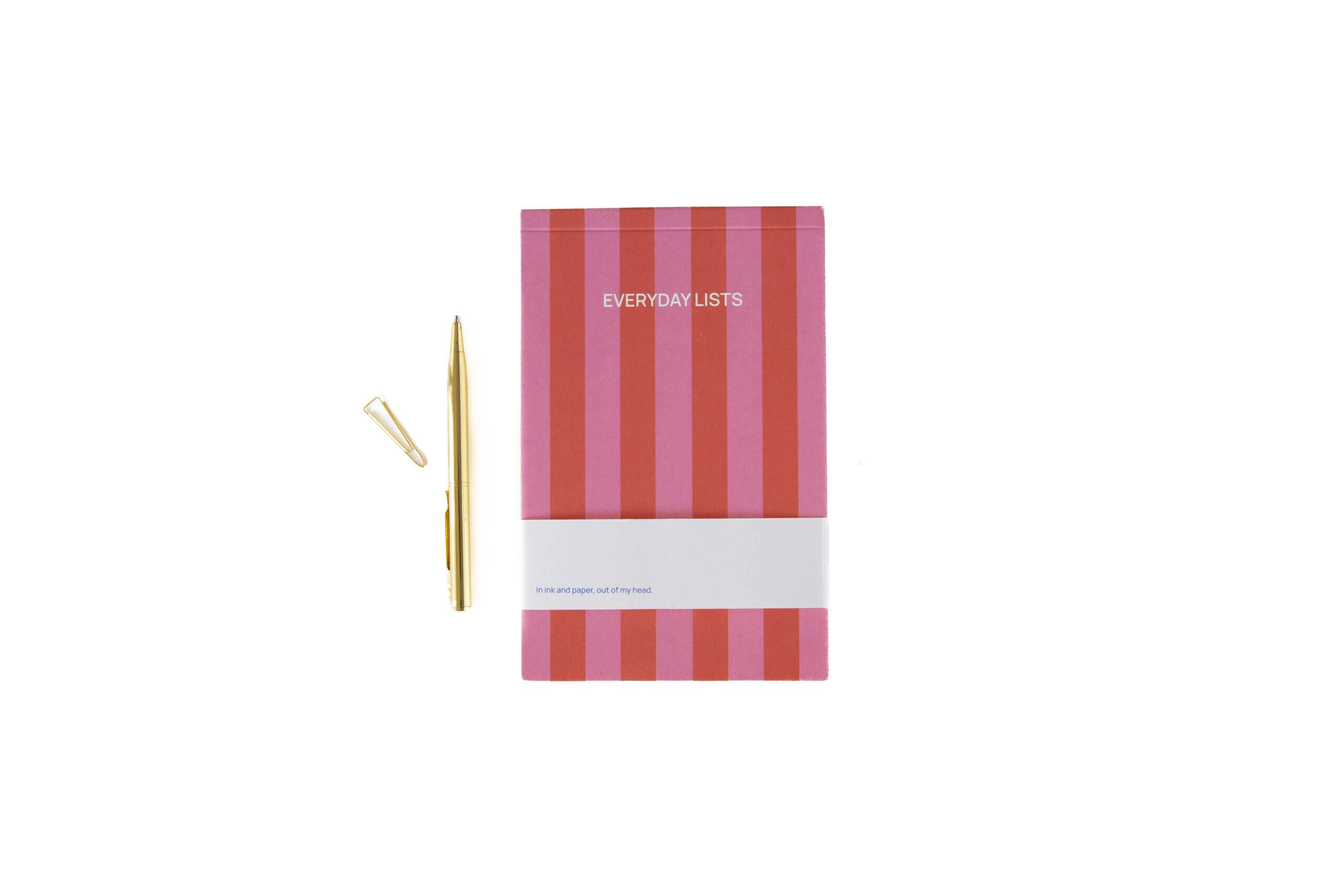 a-journal-notepad-stripes-notizblock-pink-red image 3