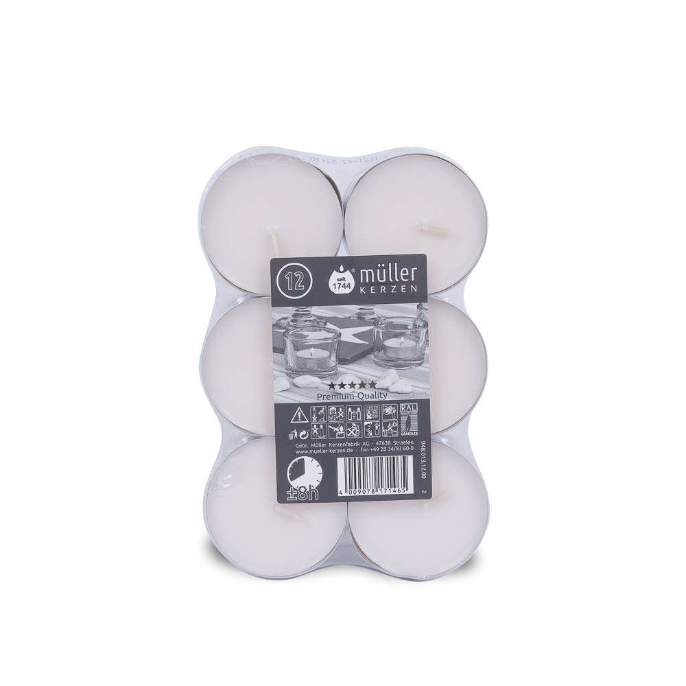 m-ller-kerzen-maxilichte-12er-flatpack-teelichte-8h image 1