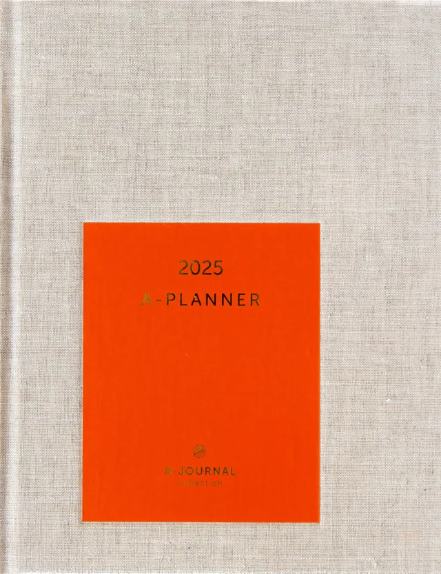 a-journal-a-planner-2025-planer-linnen-wochenplaner image 1