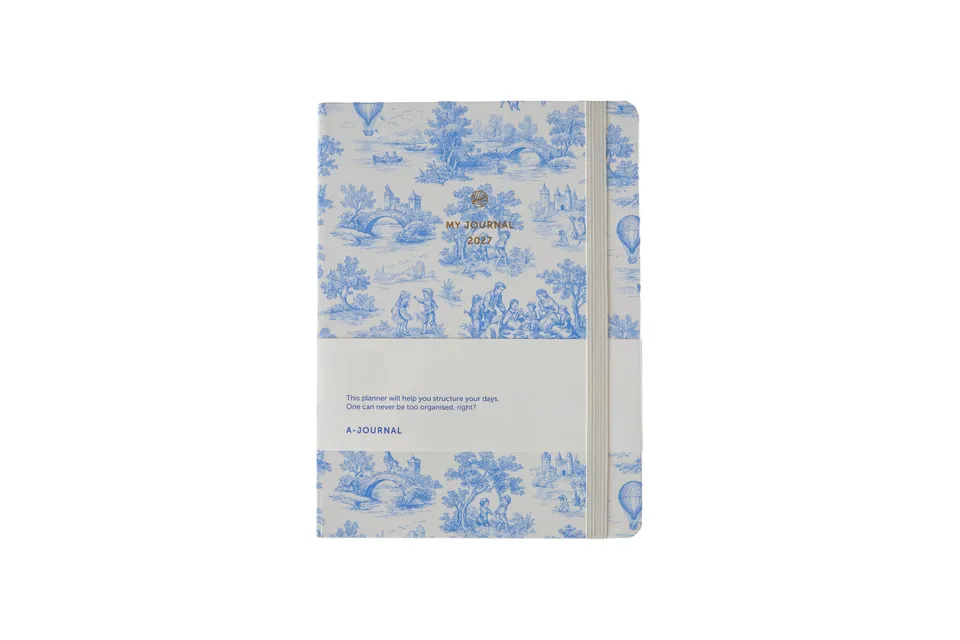 my-journal-diary-2027-delft-blue-tagebuch-kalender image 1