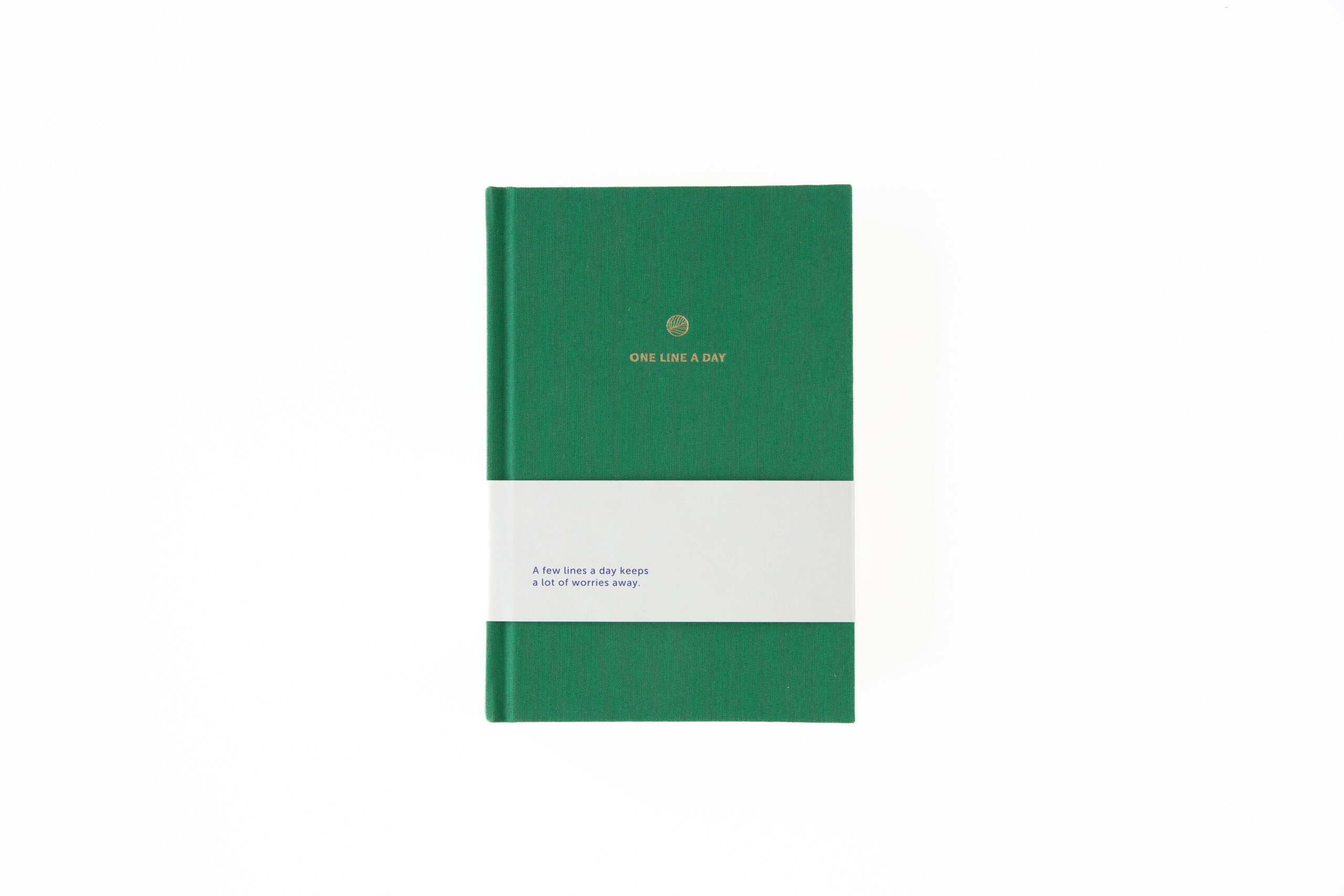 a-journal-one-line-a-day-linen-emerald-tagebuch-5-jahre-gr-n image 1