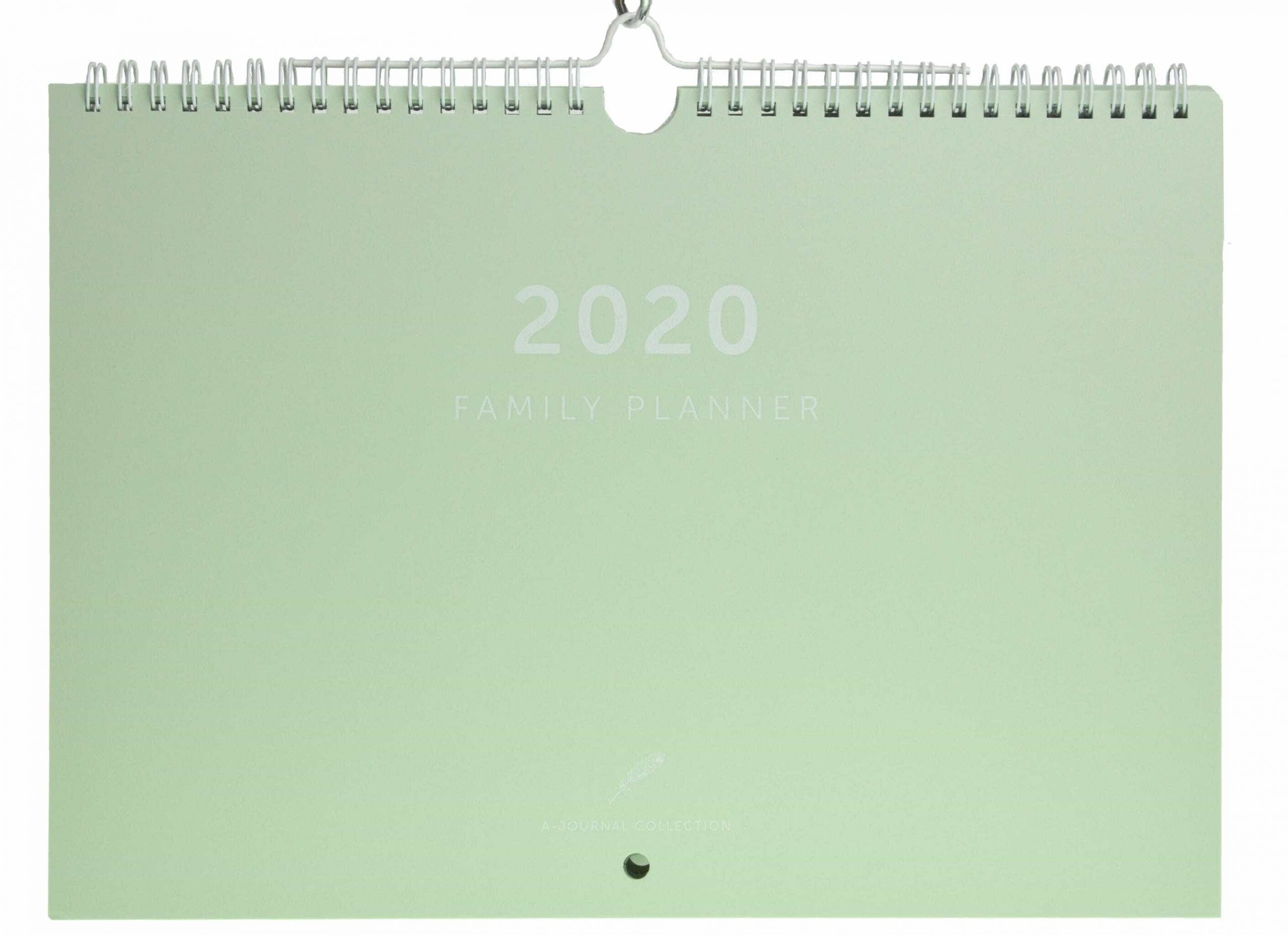 a-journal-family-planner-2020-familienkalender-mint-green image 1