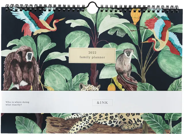 a-journal-ink-family-planner-2022-familienplaner-blau image 1