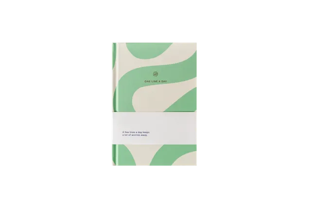 a-journal-one-line-a-day-flow-mint-5-jahres-tagebuch image 1