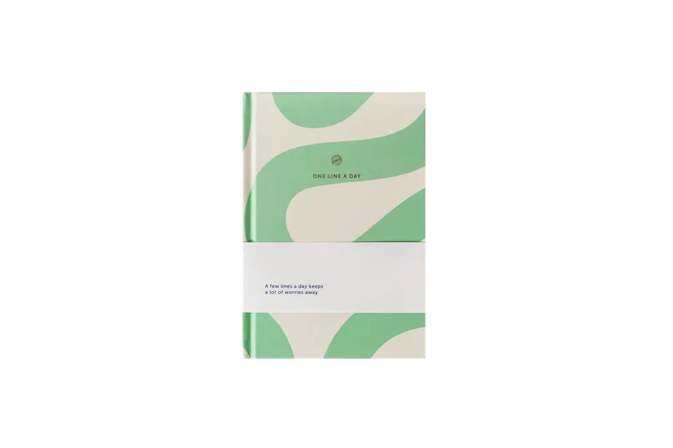 a-journal-one-line-a-day-flow-mint-5-jahres-tagebuch image 1