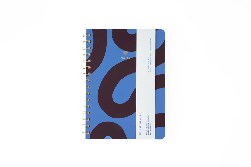 a-journal-a5-notebook-spiral-flow-notizbuch image 1