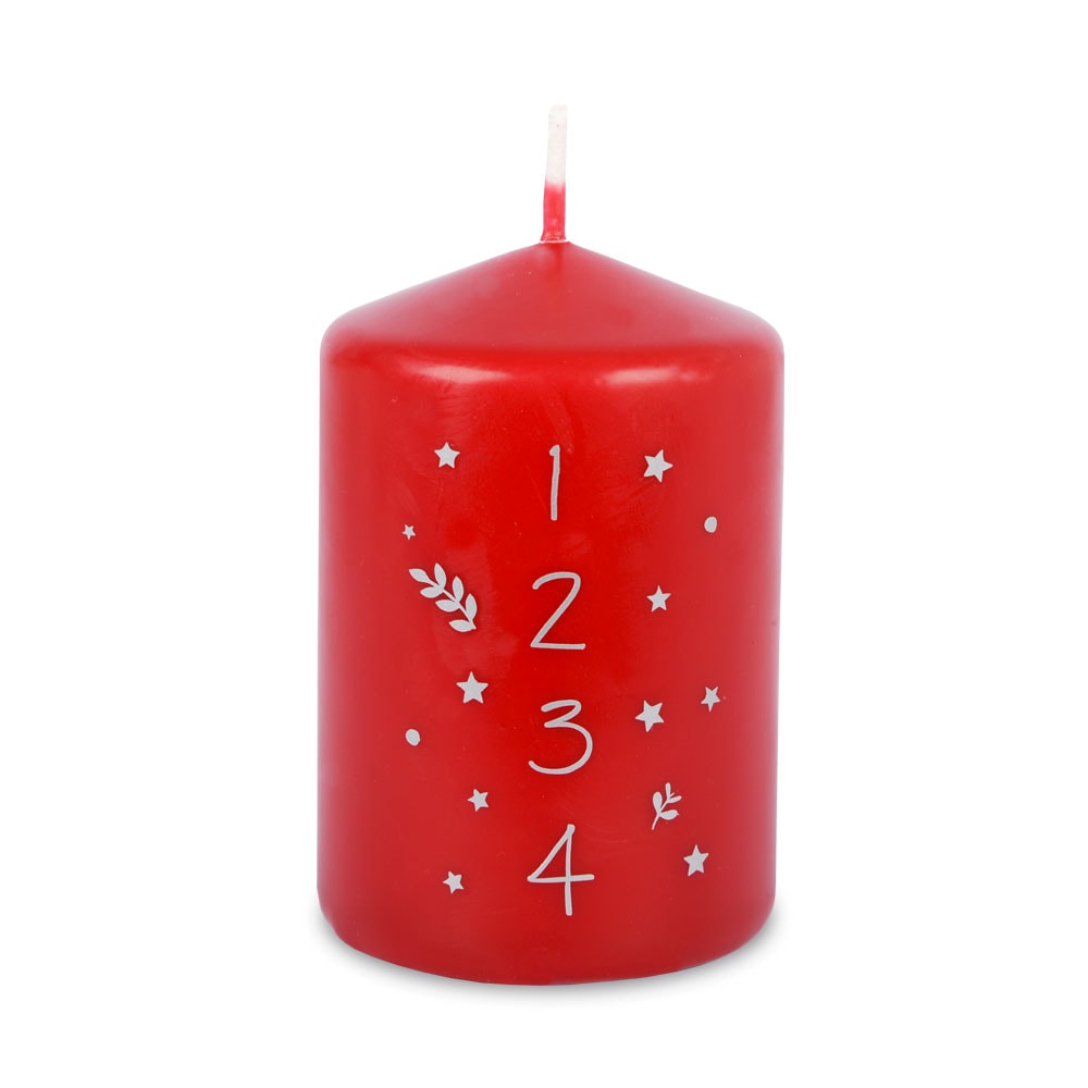 m-ller-weihnachten-advent-stumpenkerze-100-68-mm image 1