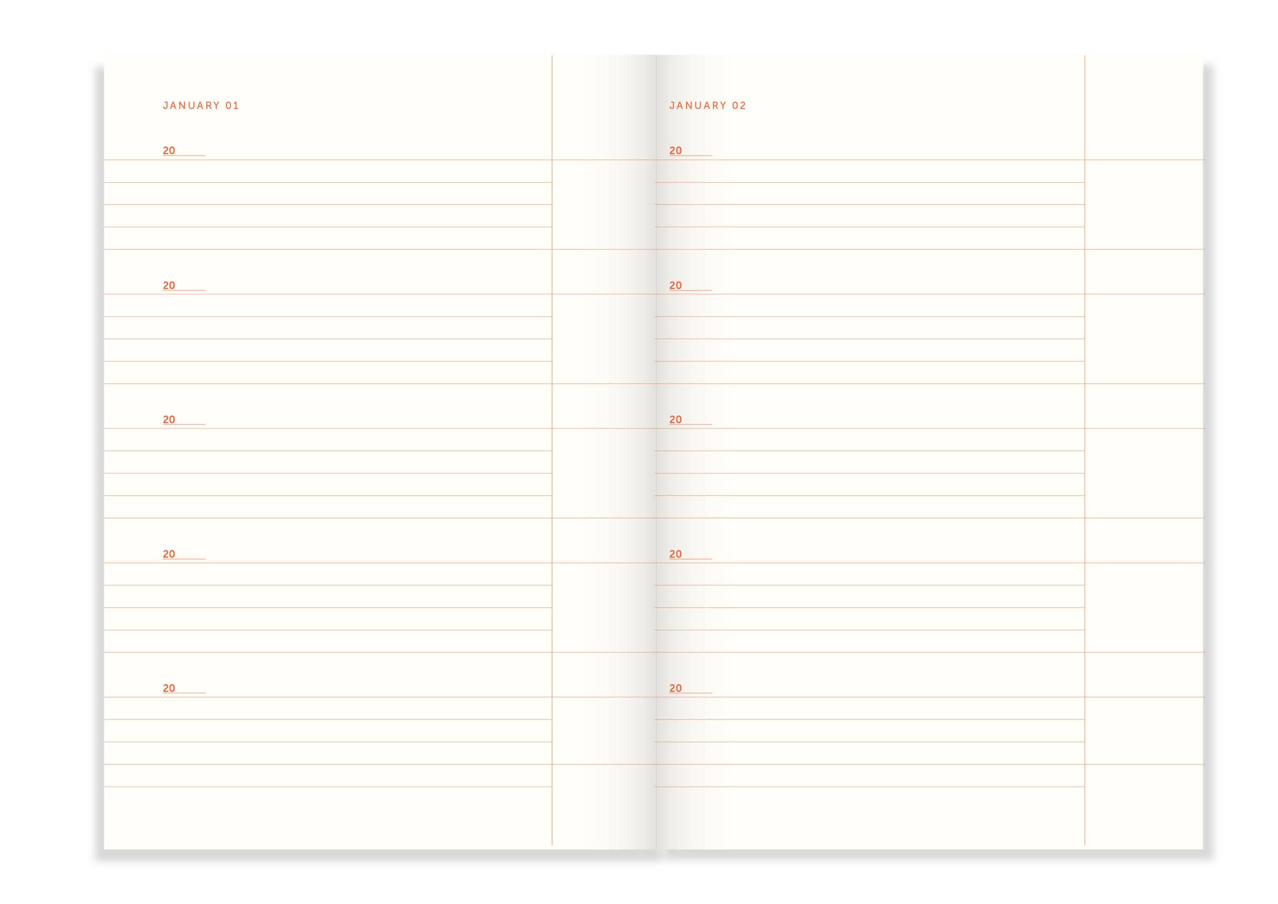 a-journal-one-line-a-day-flow-blue-tagebuch-5-jahre image 2