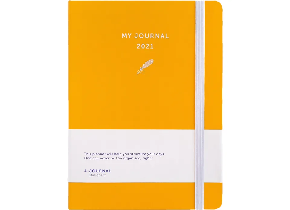 a-journal-my-journal-diary-2021-tagebuch-orange-gelb image 1