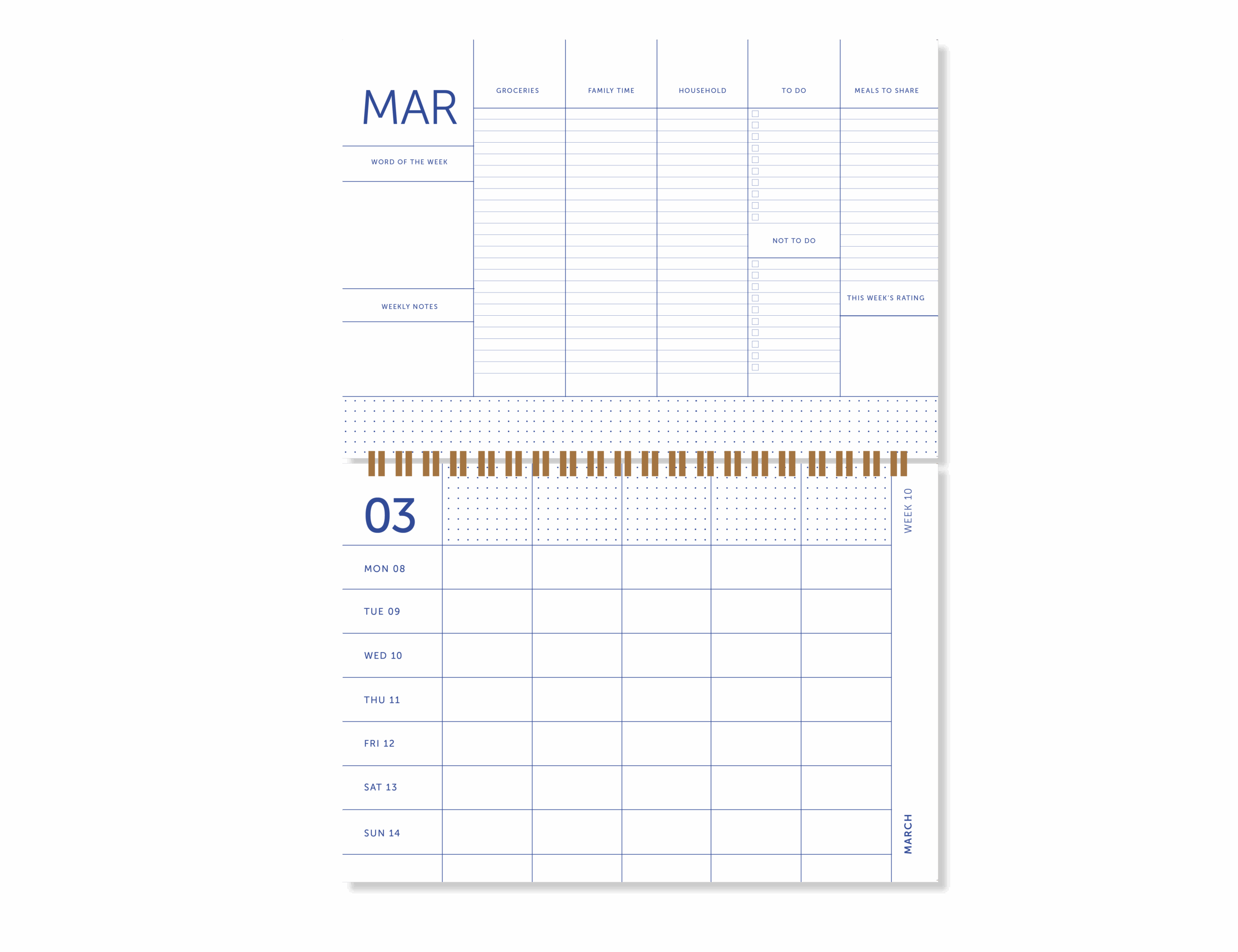a-journal-18-monate-2026-2027-family-planner-stripes-pink image 2