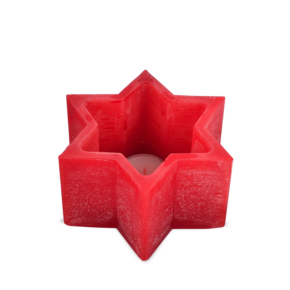 m-ller-kerzen-weihnachten-sternkerze-star-mit-teelicht image 2