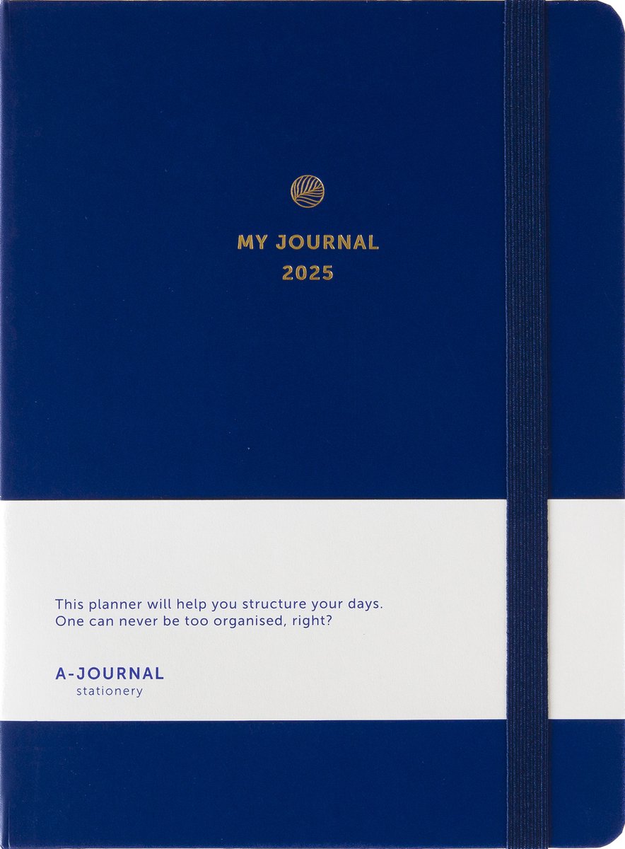 a-journal-my-journal-diary-2025-tagebuch-dunkelblau image 1