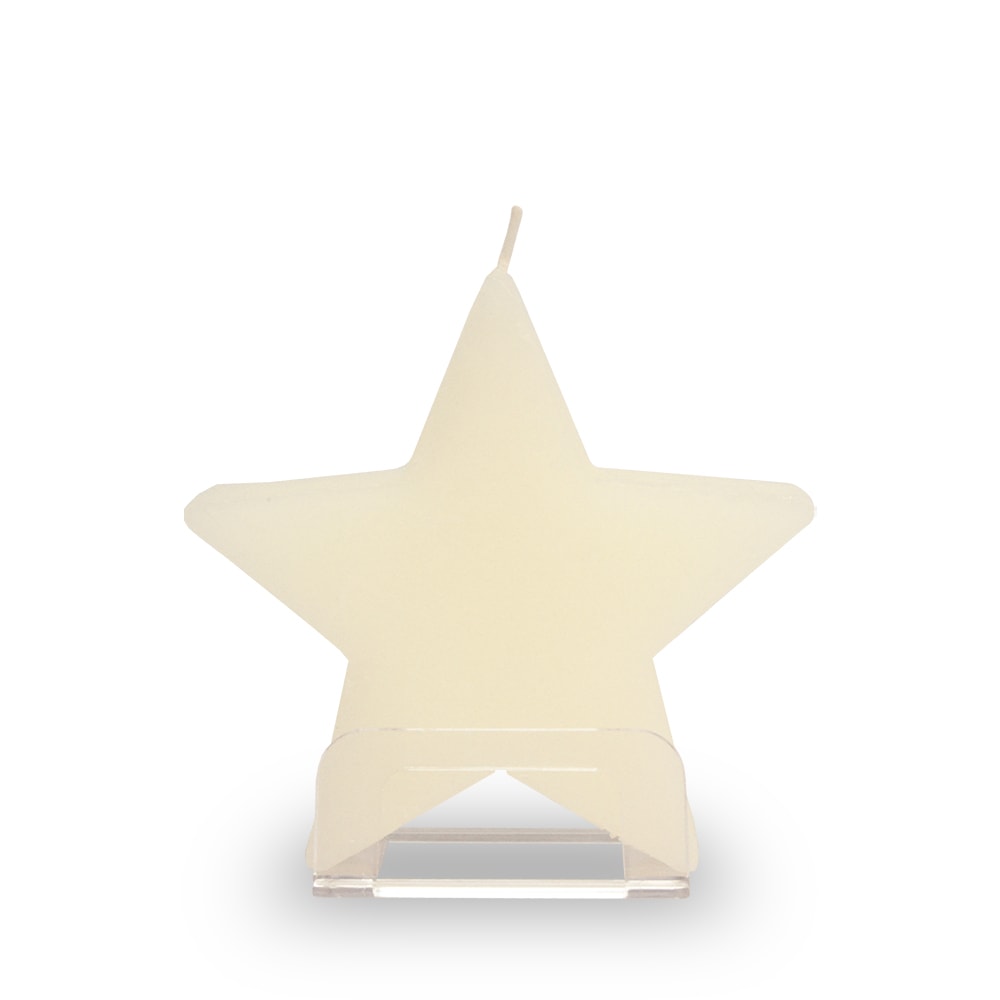 m-ller-kerzen-formenkerze-star-creme-stern-weihnachtskerze image 1
