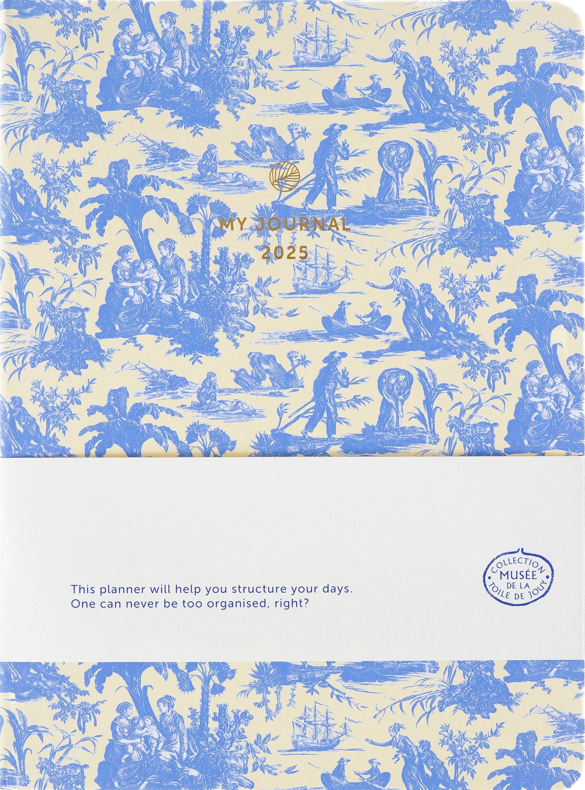 a-journal-my-journal-kalender-2025-toile-de-jouy-floral image 1