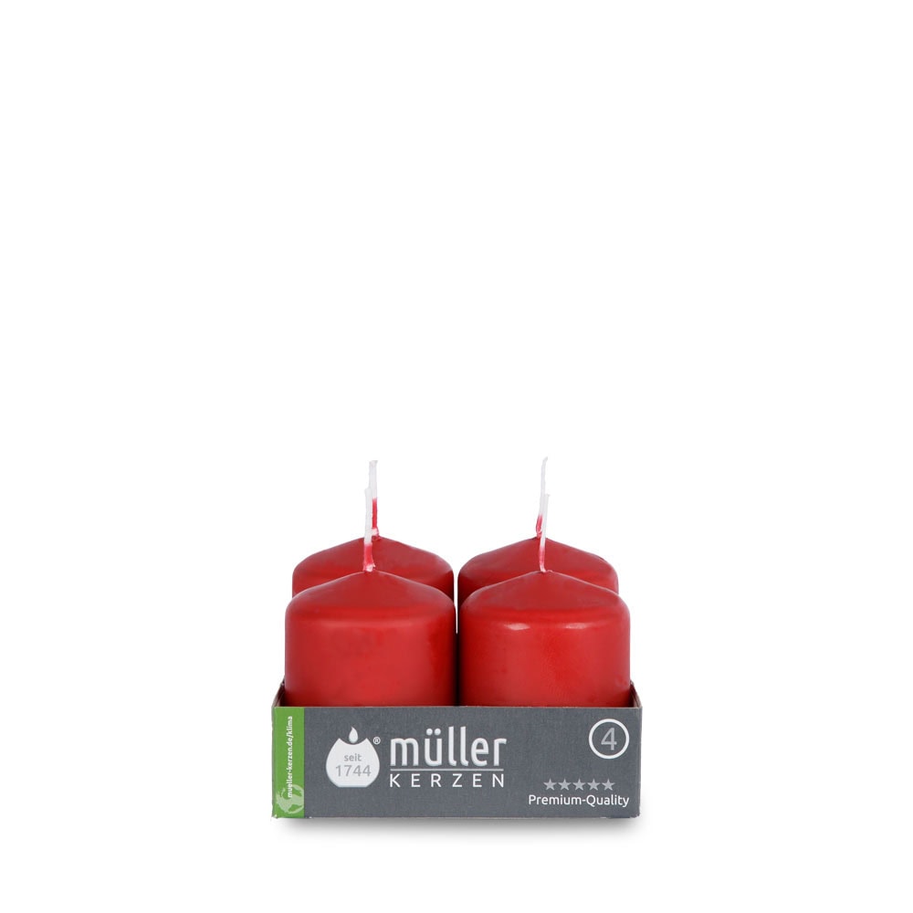 m-ller-kerzen-stumpenkerze-62-48-mm-4er-wachskerzen-ral image 2