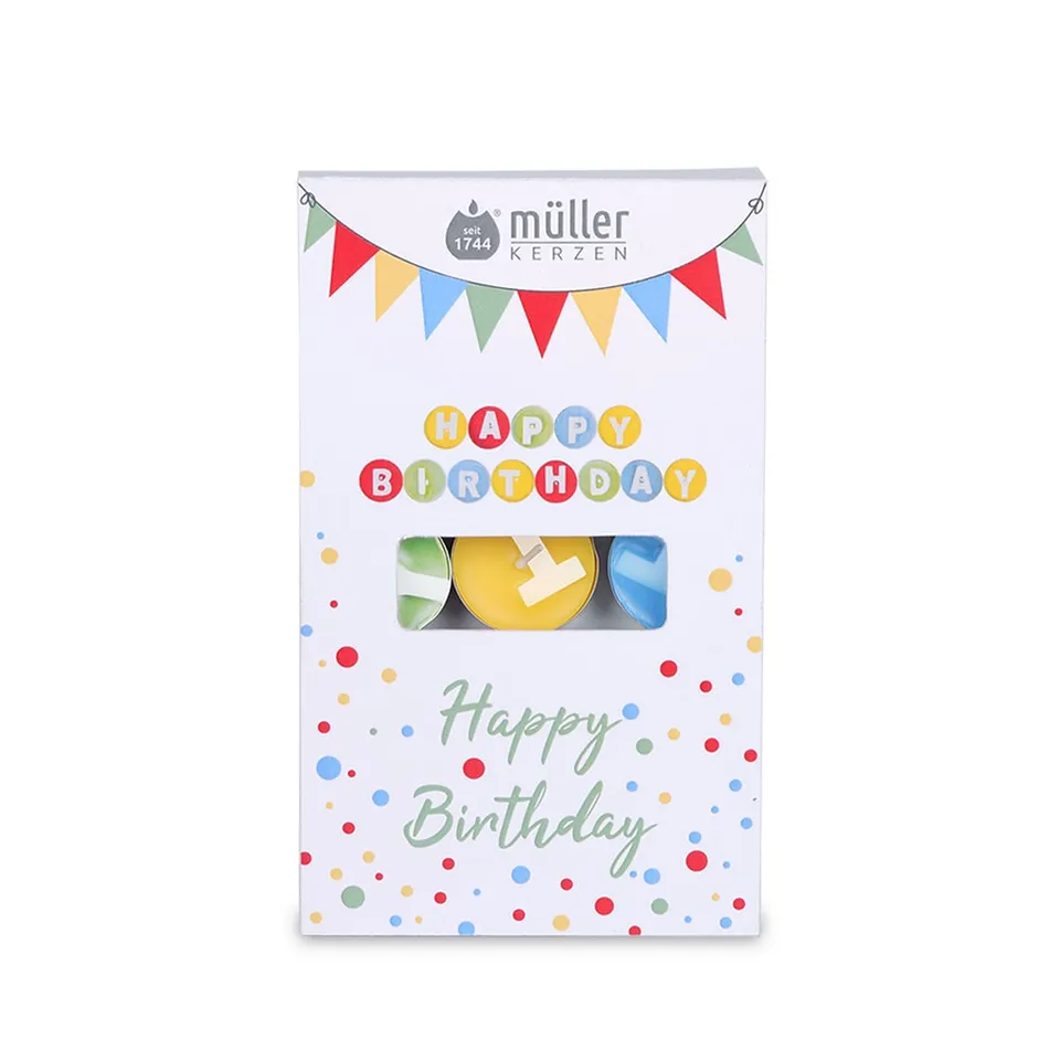m-ller-kerzen-happy-birthday-geburtstags-lichte-13er image 1