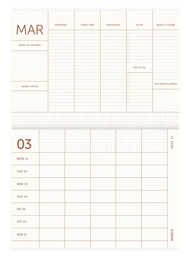 a-journal-family-planner-2024-kalender-beige image 1
