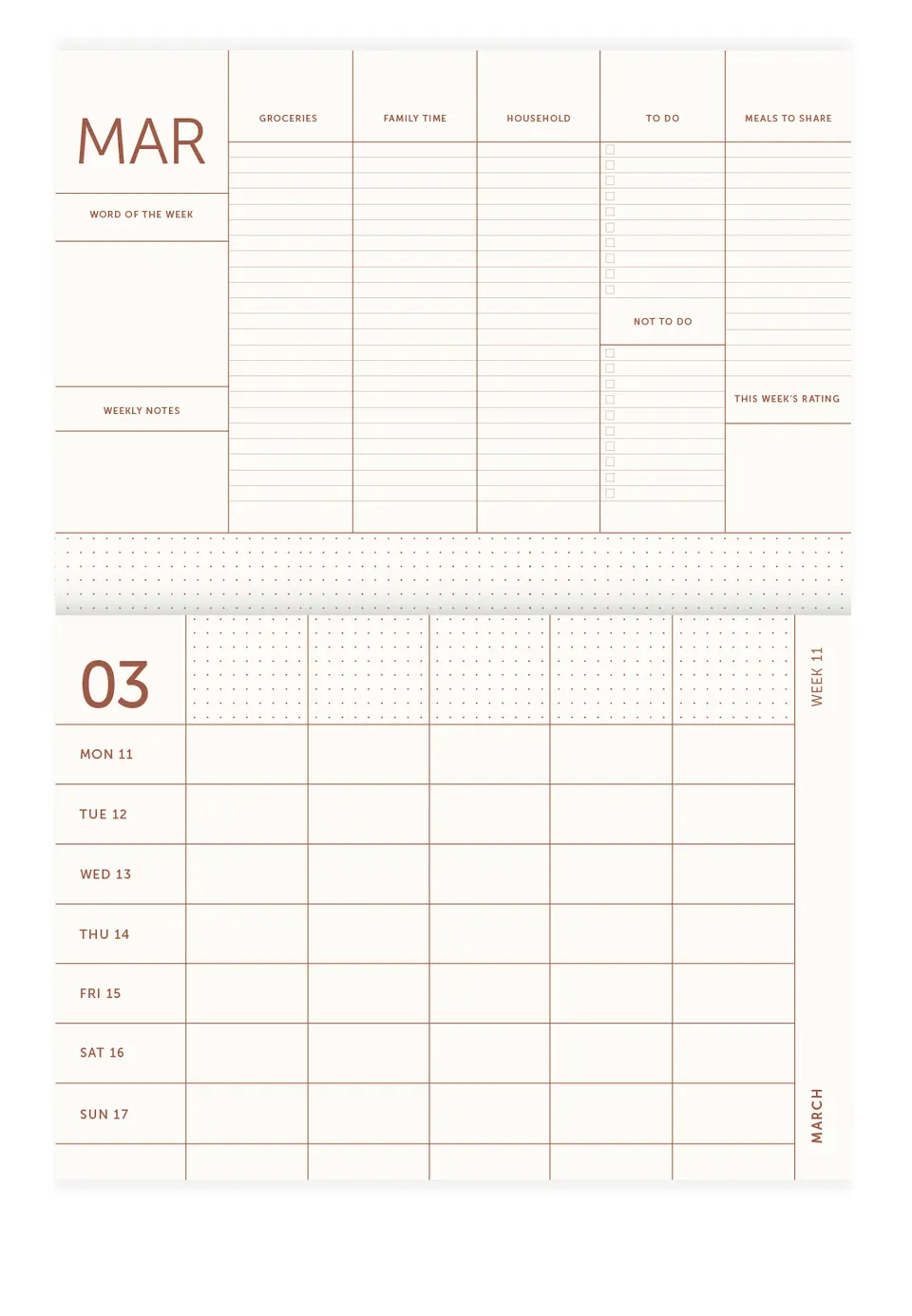 a-journal-family-planner-2024-kalender-beige image 1
